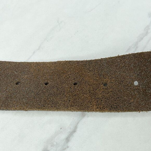 Wood Beaded Leather Boho Belt Small (S) ✨ - Picture 6 of 8